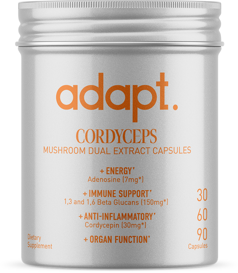 Cordyceps “Cordyceps mushroom with key benefits highlighted: energy, immunity, respiratory health”