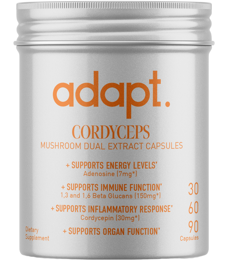 Cordyceps “Cordyceps mushroom with key benefits highlighted: energy, immunity, respiratory health”